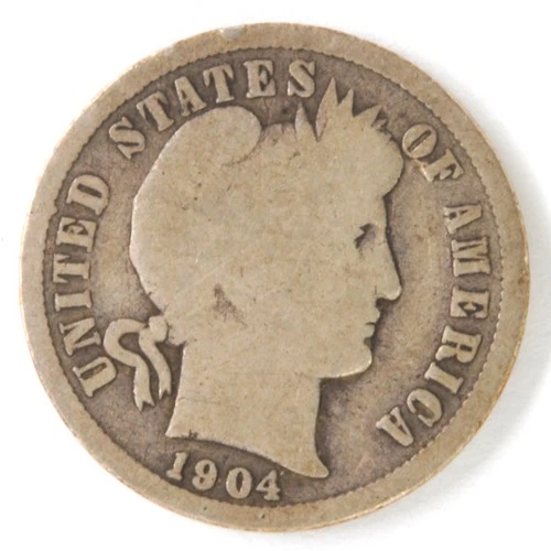 1904-S Barber Dime — photo from another recent sale