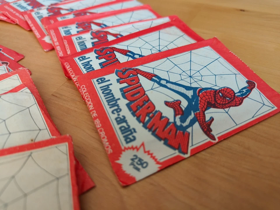 Serie de televisión Amazing Spider-Man 1978 ultra raro 25 paquetes sin abrir Nicholas Hammond Foto 2 de 4