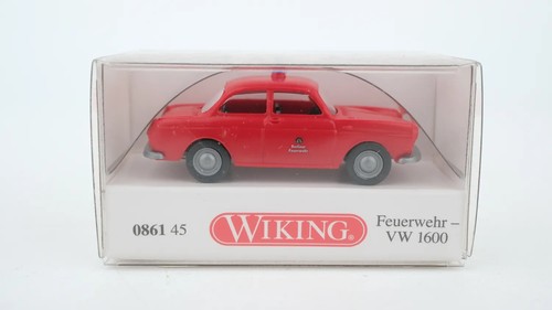 Wiking H0 086145 VW 1600 sedán bomberos | Condition: Gebraucht