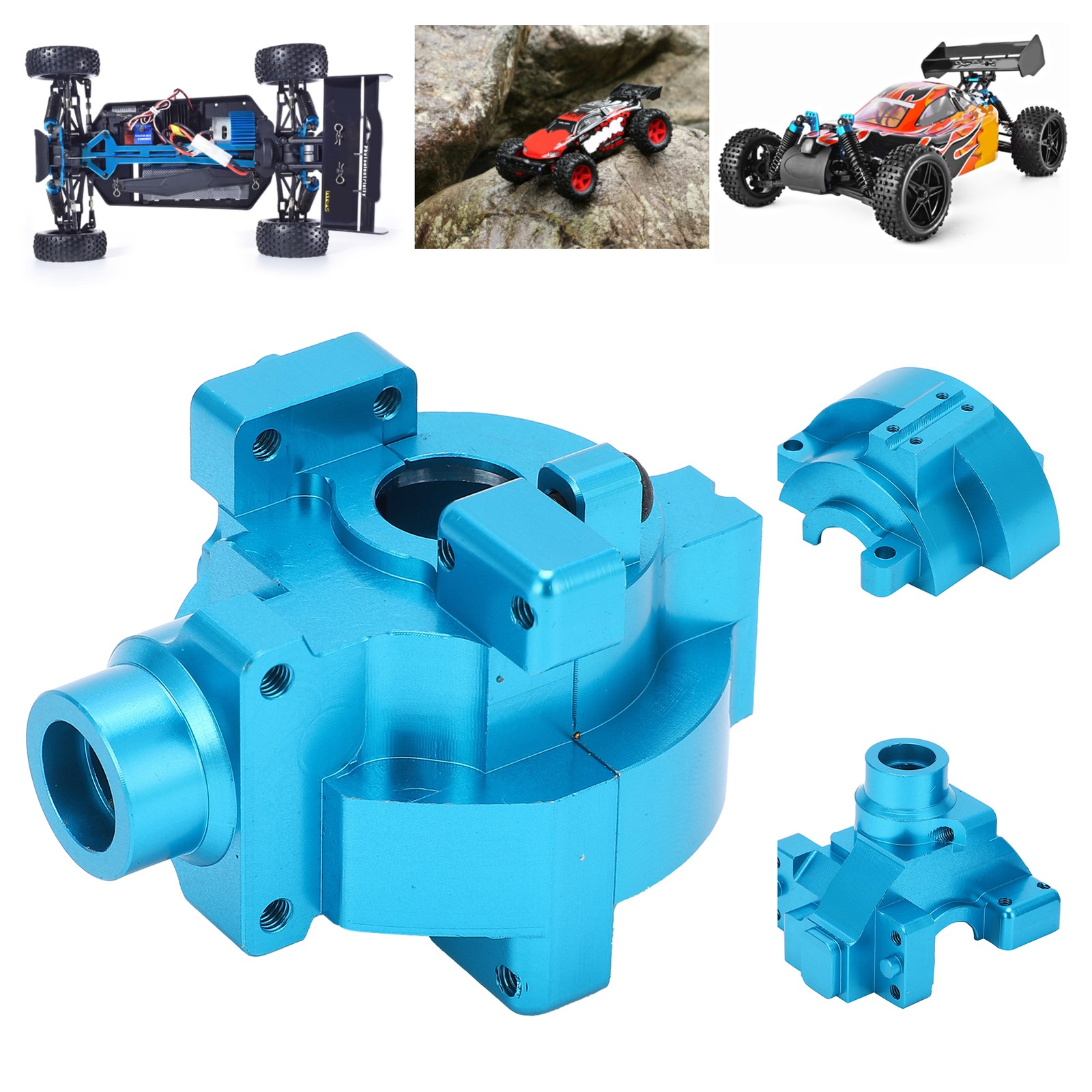 Front And Rear Gear Box For HSP 94123/94106/94107/94170/94118/94108/94111 1/10
