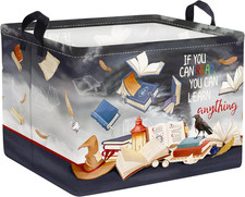 Magic Nursery Decor Baby Gift Basket Kid Large Feather Hat Book Shelf Basket Bro