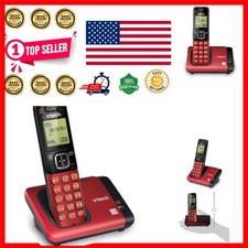 Effortless Communication with CS6719-16 DECT 6.0 Phone; Red, Cordless Design