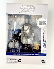 Hasbro Star Wars Black Series 01 Mandalorian And Grogu First Edition White Box