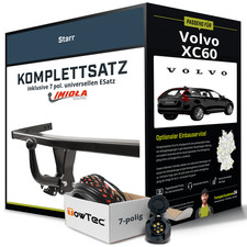 Für VOLVO XC60 I Typ 156 Anhängerkupplung starr +eSatz 7pol uni 05.08-12.17 NEU
