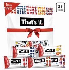 Thats it. Mini Fruit Bars (Variety 35 Pack) N...