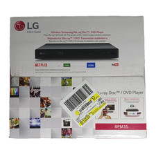 LG BPM35 Blu-Ray Player with Remote and Power Adapter