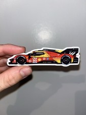 Stickers 10cm Ferrari Winner Le Mans 2024