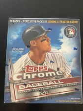 2017 Topps Chrome Baseball Mega Box FACTORY SEALED! JUDGE Refractor RC?!!!!