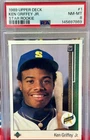 ⚾ 1989 Upper Deck Ken Griffey Jr. Rookie Card – PSA 8 (NM-MT) ⚾
