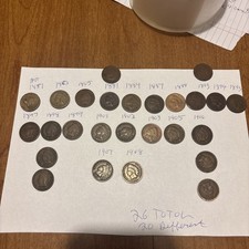 26 Indian Head Penny 20 Different 1857 Flying Eagle 1862 1865 1881 1884 1887