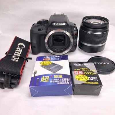 Canon EOS Kiss X7 Black Lens Kit EF-S 18-55mm Tested Excellent Condition
