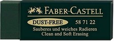 Faber-Castell Eraser, Green, One Size