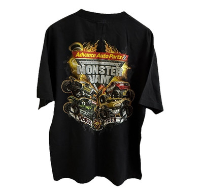 Monster Jam Path of Destruction 2011 World Tour Graphic Tee Size XL Streetwear