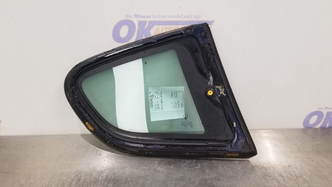09 MASERATI GRANTURISMO COUPE QUARTER GLASS WINDOW LEFT DRIVER