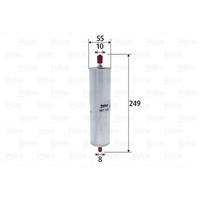 Valeo Kraftstofffilter Leitungsfilter Passend FüR Audi Q5 Porsche Macan | 587100