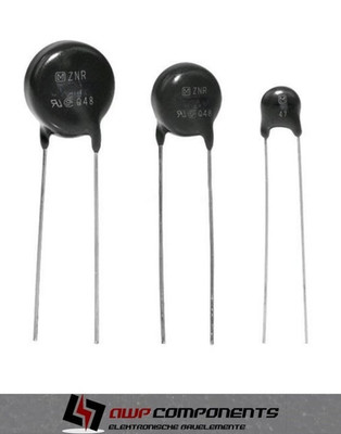 (10 Stk.) ERZV10D911 - ZNR V10911U - Varistor 910V 3.500A Ø16mm RM7,5mm