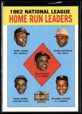 2001 Topps Archives '63 HR Leaders Mays Aaron Banks Cepeda Robinson ~ NM-MT ~