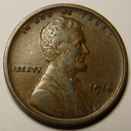 1916 P Lincoln Wheat Cent Penny EF-XF "Actual Coin Pictured"