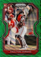 2021 Panini Prizm #238 Daulton Varsho Green Wave Prizm