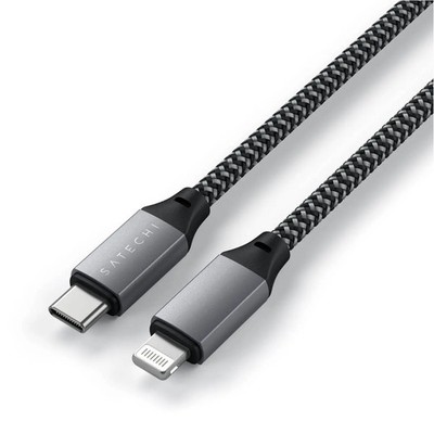 Satechi ST-TCL10M Kabel Datenkabel USB-C Lightning 0.25m Ladekabel 