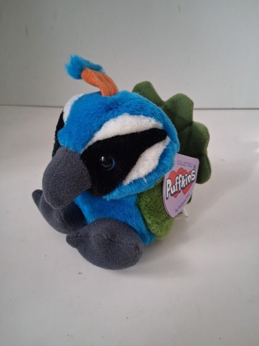 Rare Vintage Puffkins 2000 Swibco Petey the Peacock Style 6738 New With Tags