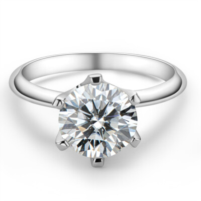 GRA Certificated Real 3CT Moissanite Diamond Women's Wedding