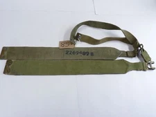 Original WW2 Pattern British Army L Straps Pair - 37 Pattern Webbing Haversack