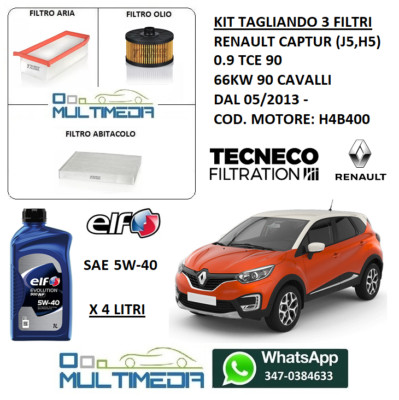 Kit Tagliando RENAULT CAPTUR | Prezzo E Costo On Line Su AUTODOC - 6