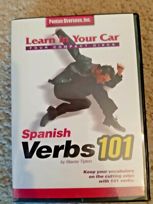 Spanish Verbs 101 Learn in Your Car by Stacey Tipton 4CDs & Listening ...