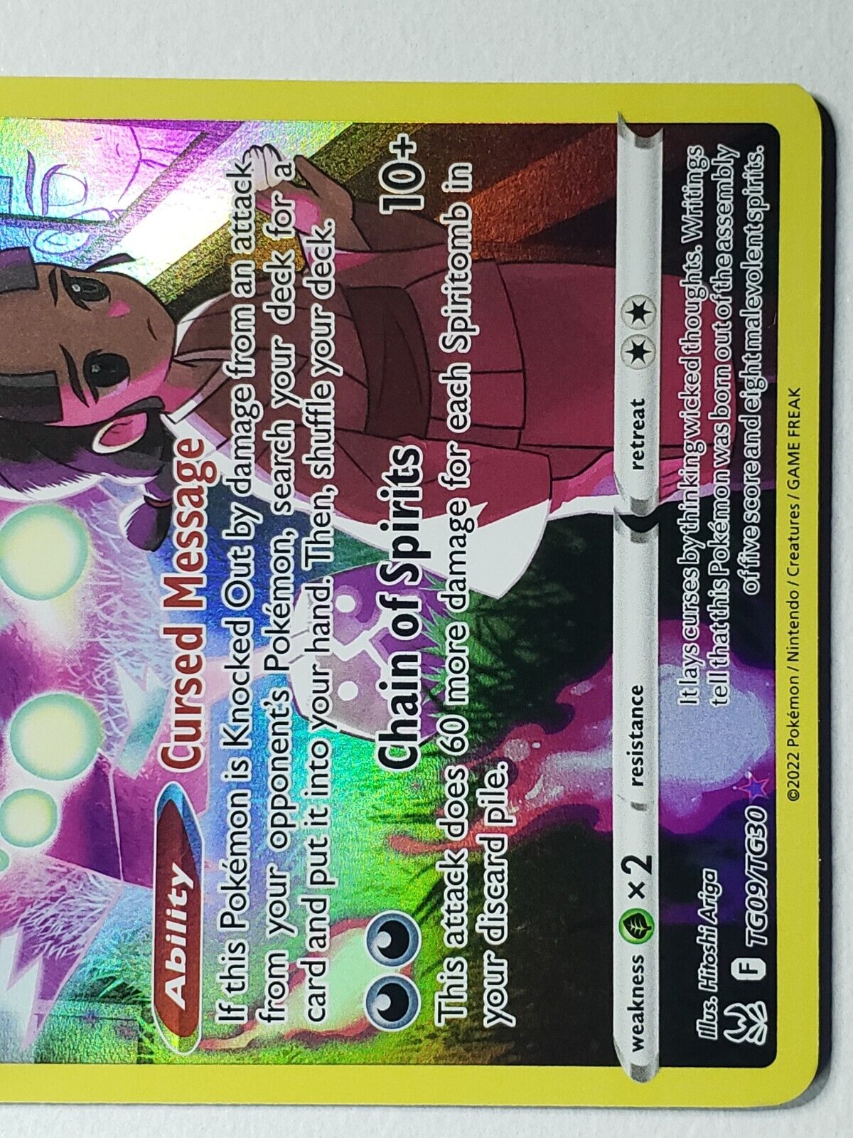 089 / 193 spiritomb holo pokemon card tcg escar - Comprar Cartas  Colecionáveis antigas no todocoleccion