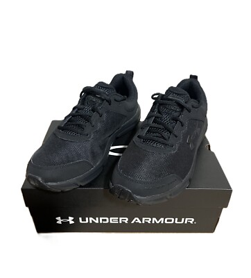 Men's Under Armour Charged Assert 10 Black Running Shoes Size 12 - New in Box