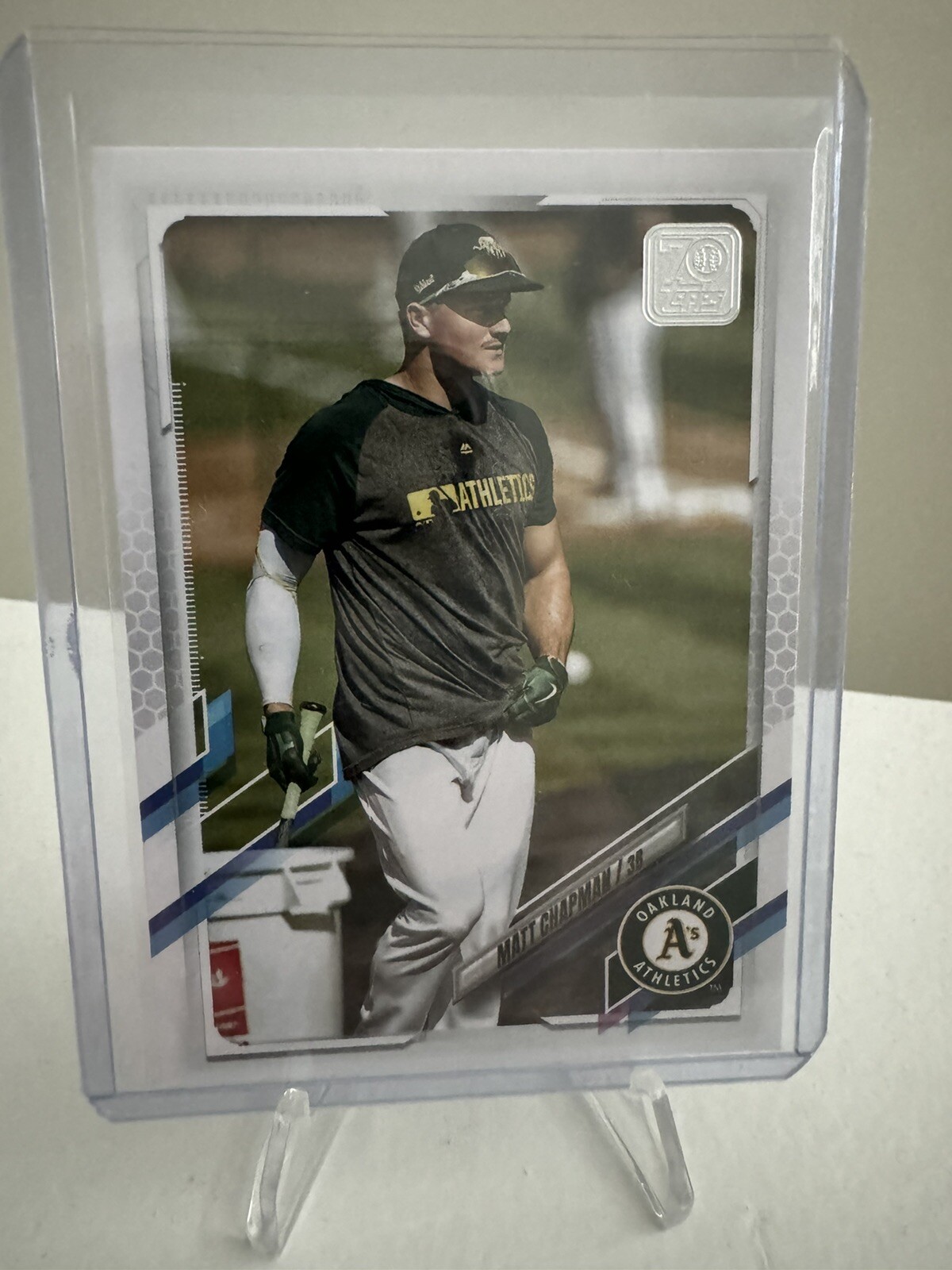 Matt Chapman 2021 Topps Series 1 Image / Photo Variation SP #3 Oakland Athletics