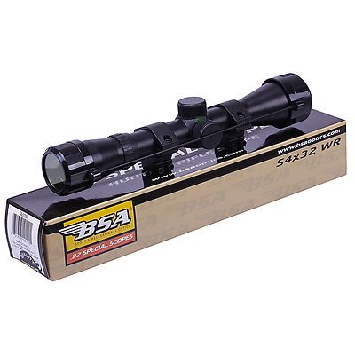 BSA Telescopic Scope Sight Air Gun Rifle Hunting Target WR 4x32