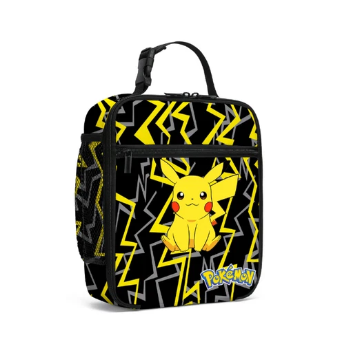 Pikachu Pokemon Insulated Lunch Bag School Picnic Snack Lunchbox Travel Box Gift - Picture 55 of 69