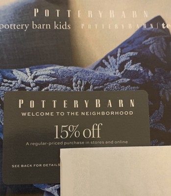 3 Coupons Pottery Barn Pb Kids Pb Teen 15 Off Coupon Promo