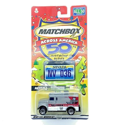 Matchbox Across America 50th Birthday NEVADA International Armored Car 1/81