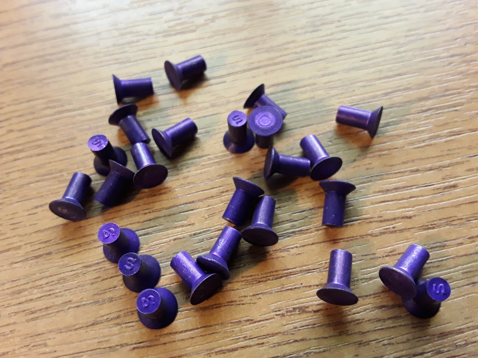 Purple Rivet 1/8