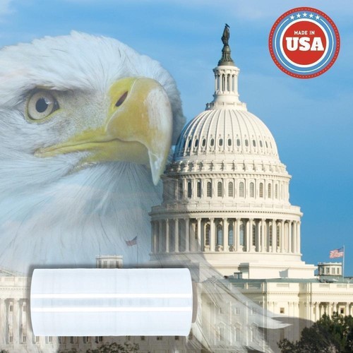 4 Rolls 12"x1968' High Performance Hand Stretch Shrink Wrap Film 35 Gauge Clear - Picture 6 of 6