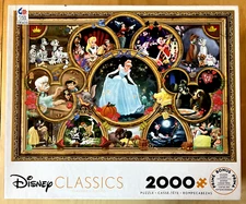 DISNEY CLASSICS Ceaco Cinderella Bambi 2000pc PUZZLE -- SEALED NEW!!
