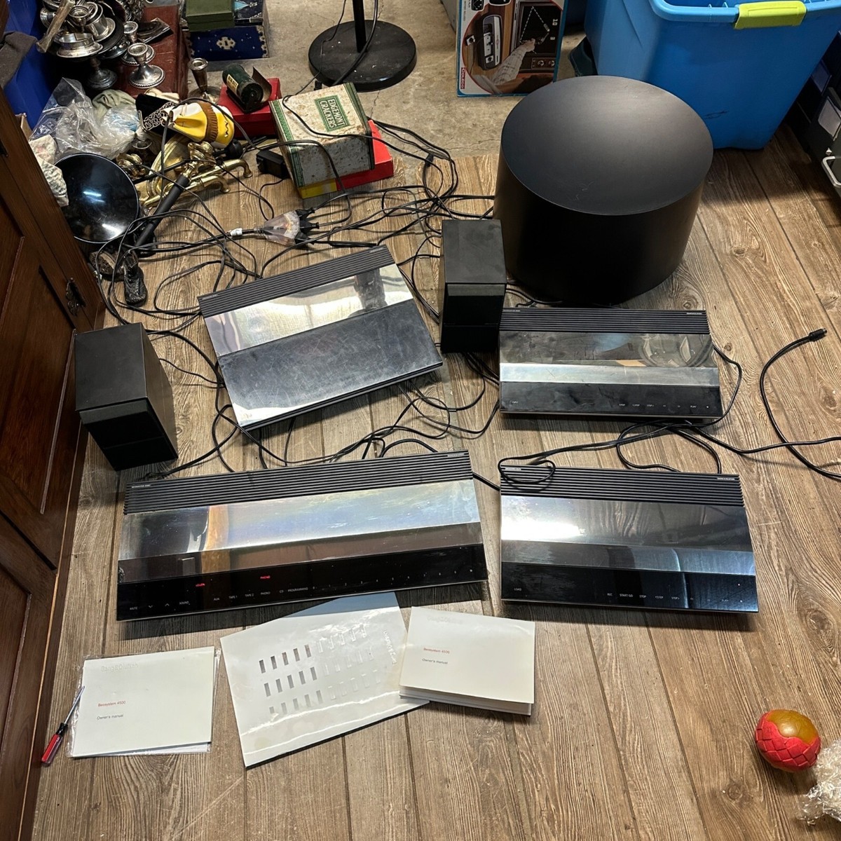 1980s Bang & Olufsen Beosystem 4500 LP Record Player CD Cassette