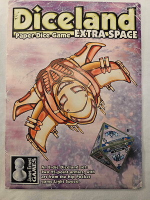 Diceland Paper Dice Game Extra Space Cheapass Games James Ernest 2 player