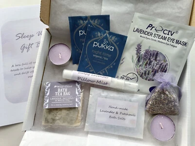 SALE - Sleep Well Gift Box Pillow Spray Relaxation Pamper Set Wellbeing Gift