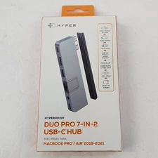 Hyper - DUO PRO 7-in-2 USB-C Hub for macbook pro / Air 2016-2021