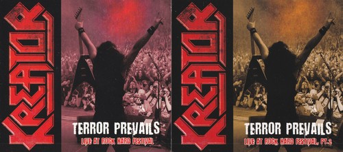 2 Cd's • Kreator • 2010 • Terror Prevails • Live AT Rock Hard Festival Vol.1 + 2 prezzo ebay