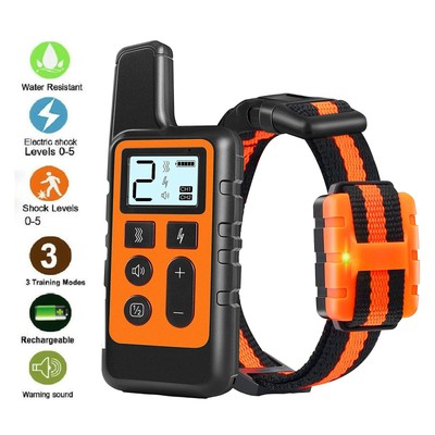 Anti Bell Halsband Für Hunde Hunde-Erziehungshalsband Mit Fernbedienung – 1000m Reichweite, Mit Ton, Vibration Und Statischem Schock (1-99 Stufen). Für Hunde Von 3,6-64 Kg. Elektro Shocker