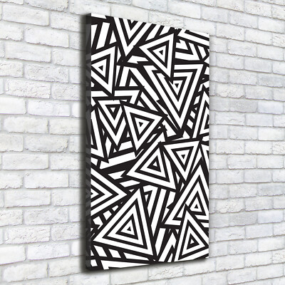 Leinwand-Bild Kunstdruck Hochformat 50x100 Bilder Dreiecke