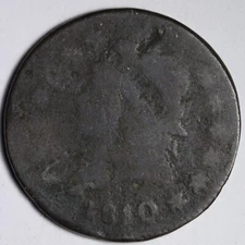 1810 Classic Head Large Cent E105 UCY