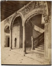 Photo Tirage Albuminé Espana Espagne Toledo Tolède Vers 1880