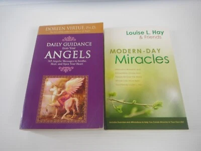Daily Guidance Angels Modern Day Miracles PB by Doreen Virtue Louise Hay New Age - Image 1 of 4