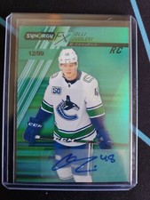 2020-22 Upper Deck Synergy Hockey Olli Juolevi Synergy Fx Green /99